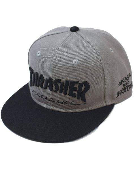 MAG LOGO ポリエステルサージ平ツバキャップ