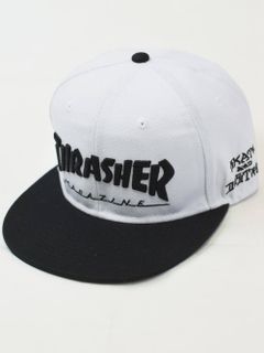 MAG LOGO ポリエステルサージ平ツバキャップ