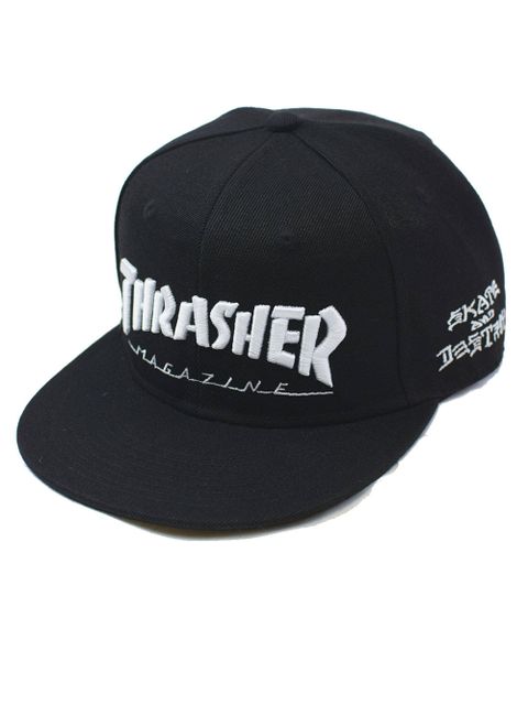 MAG LOGO ポリエステルサージ平ツバキャップ