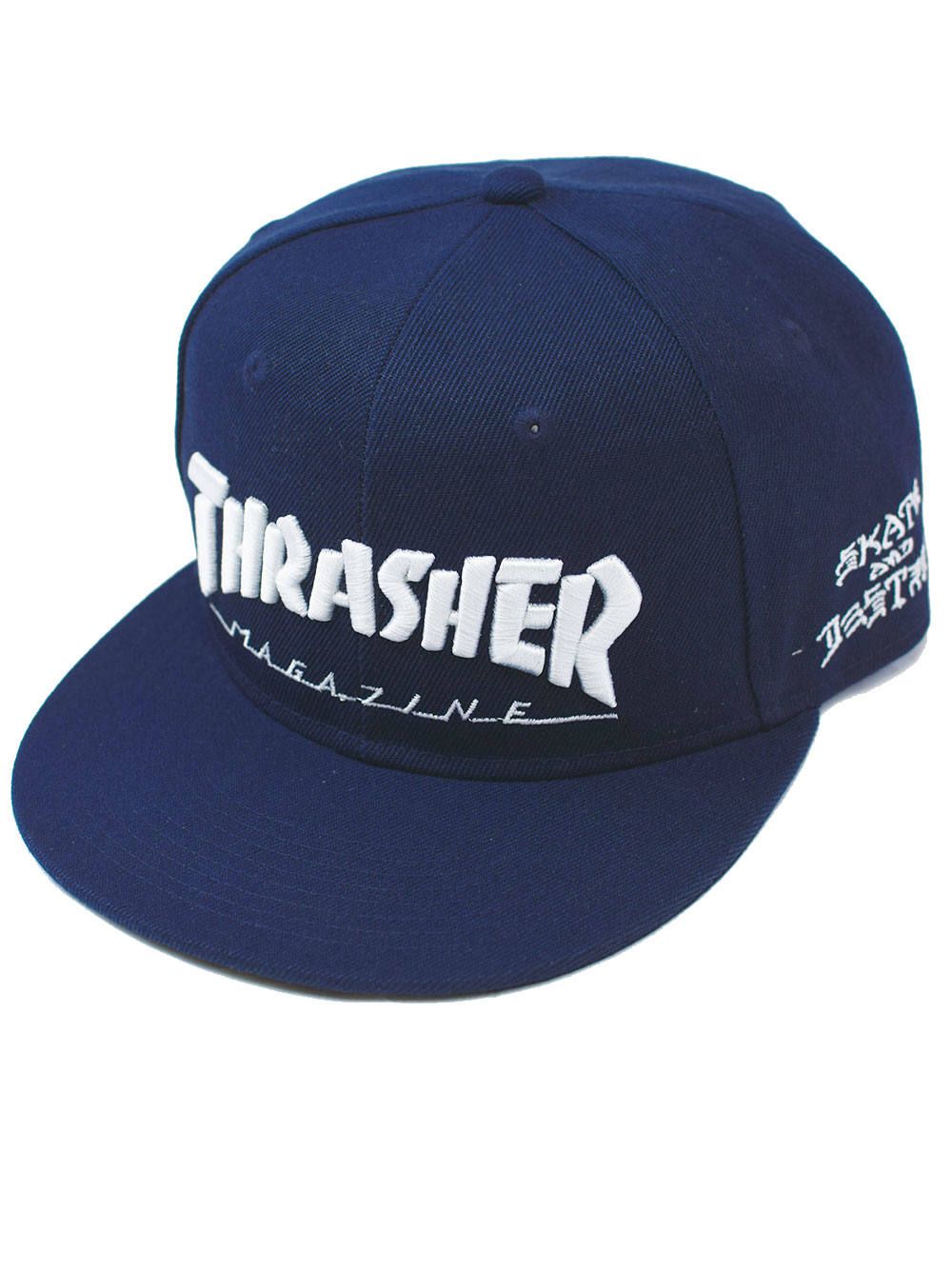 MAG LOGO ポリエステルサージ平ツバキャップ