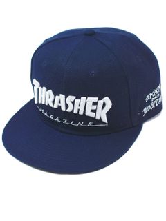 MAG LOGO ポリエステルサージ平ツバキャップ
