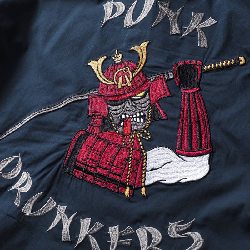 PUNK DRUNKERS - 武士開衿刺繍シャツ | DOLL