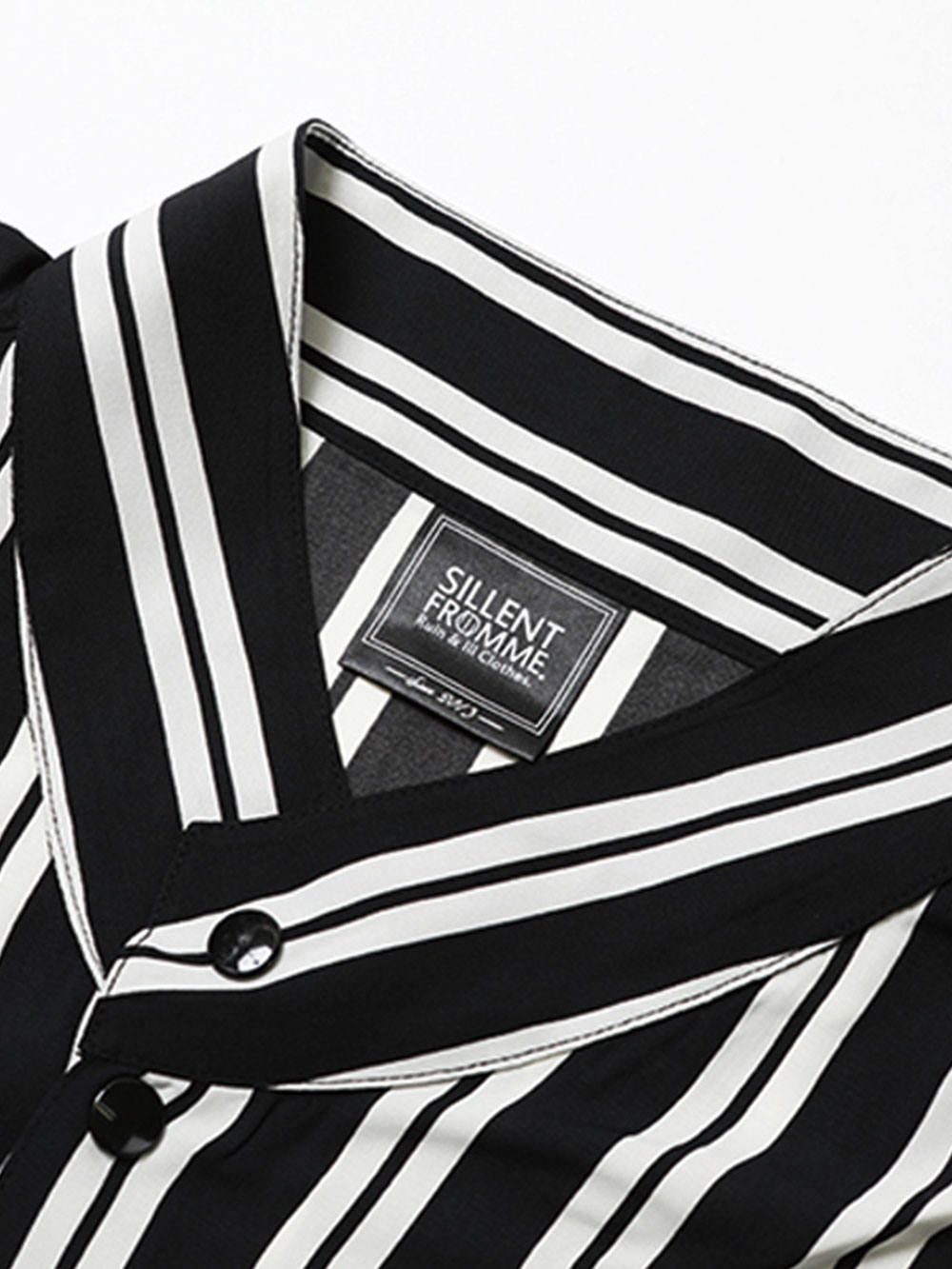 ELEGANT -Stand Up Collar Shirts-
