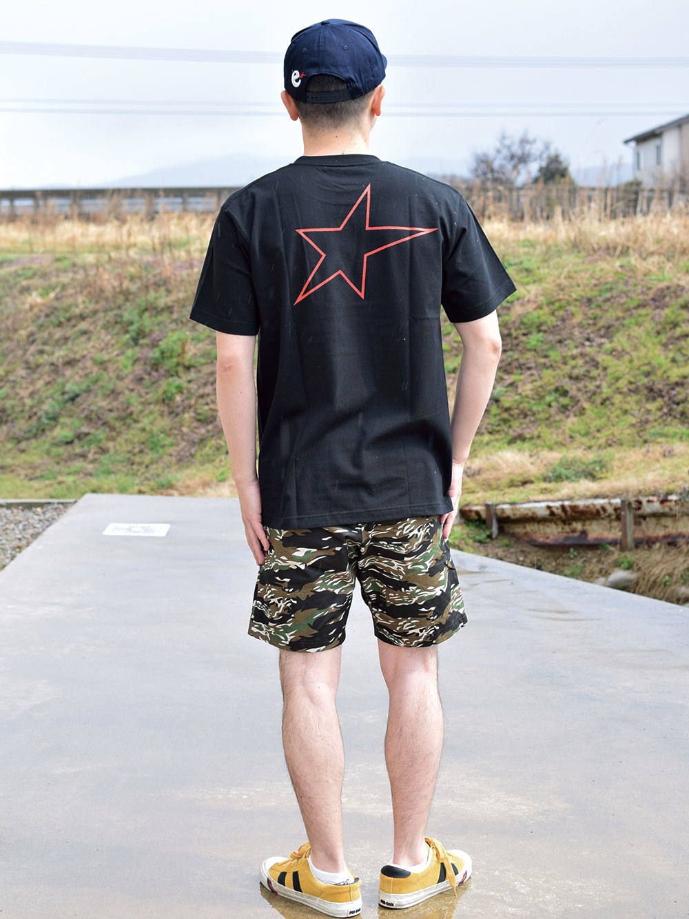 rg logo with big star s/s tee