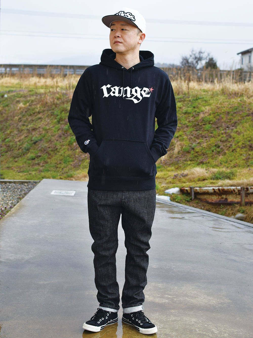 rg tribal logo hoody