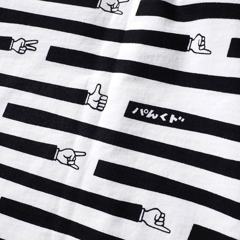 【予約】指差しボーダーTEE