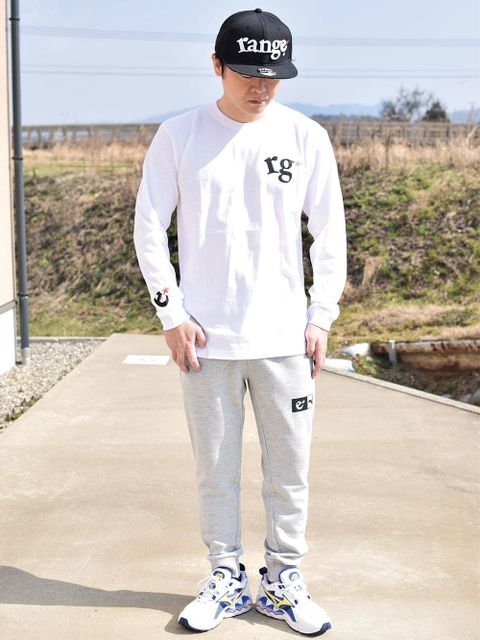 rg logo with big star L/S tee