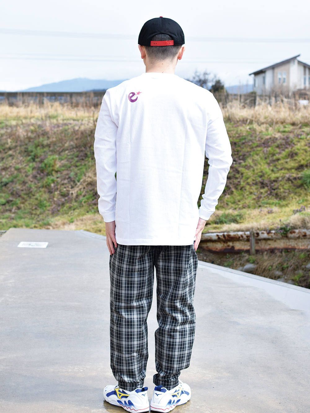 range fluorescence logo L/S tee