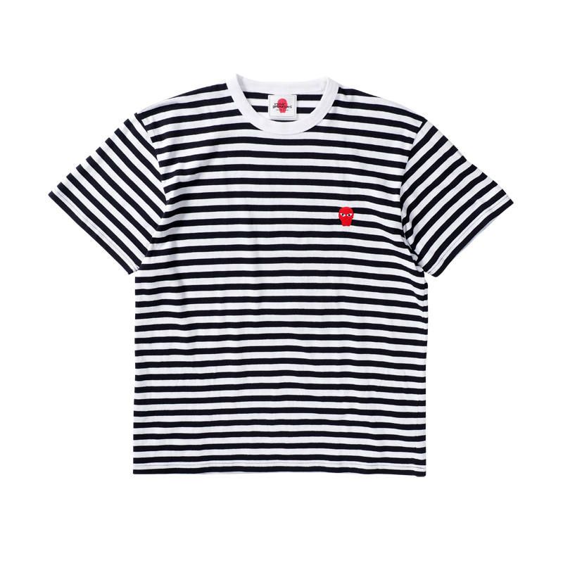 目ぱっちりボーダーTEE / 細