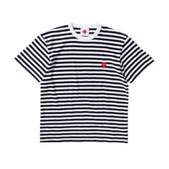 目ぱっちりボーダーTEE / 細