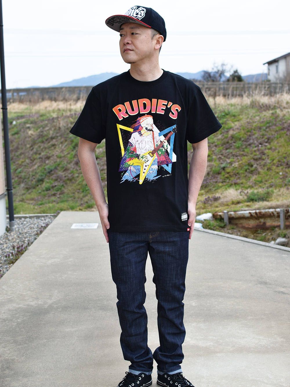 GUITAR&SKULL-T