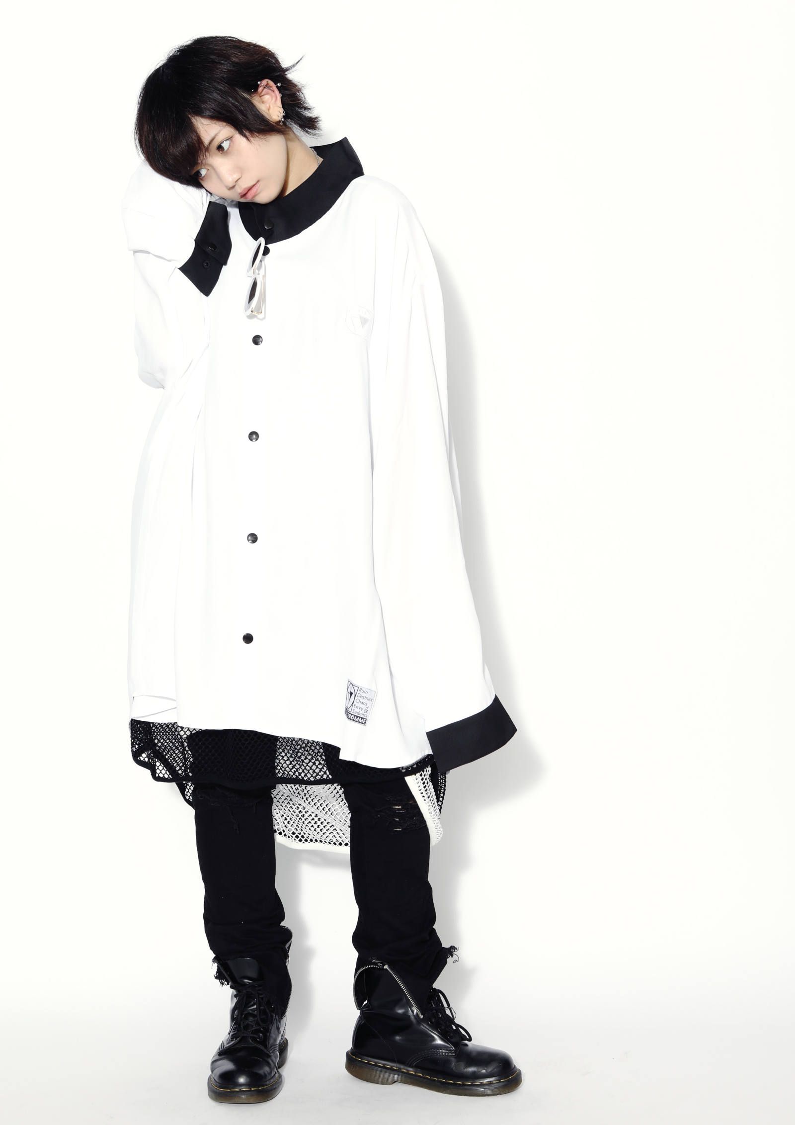 ELEGANT -Stand Up Collar Shirts-