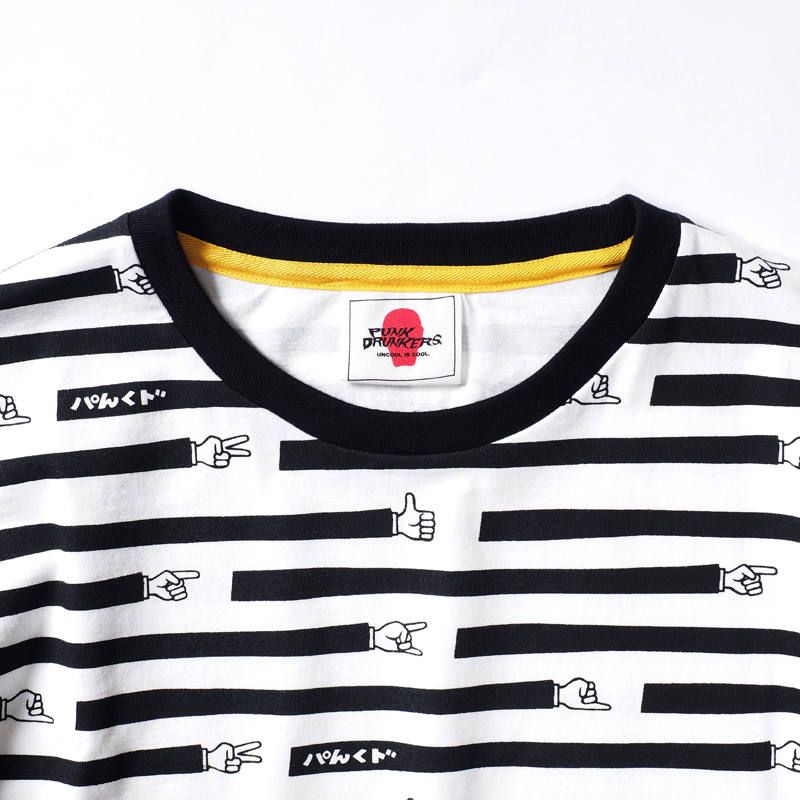 【予約】指差しボーダーTEE