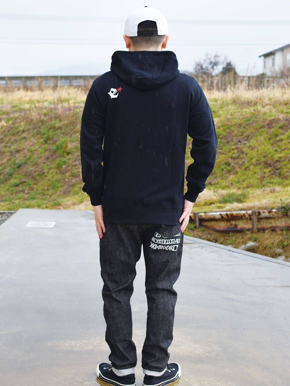 rg tribal logo hoody