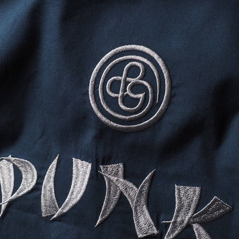 武士開衿刺繍シャツ　パンクドランカーズ XL PUNK DRUNKERS - 武士開衿刺繍シャツ | DOLL