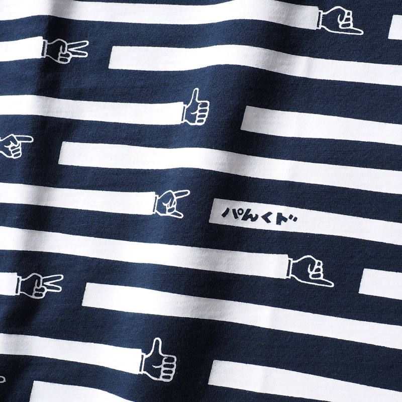 【予約】指差しボーダーTEE