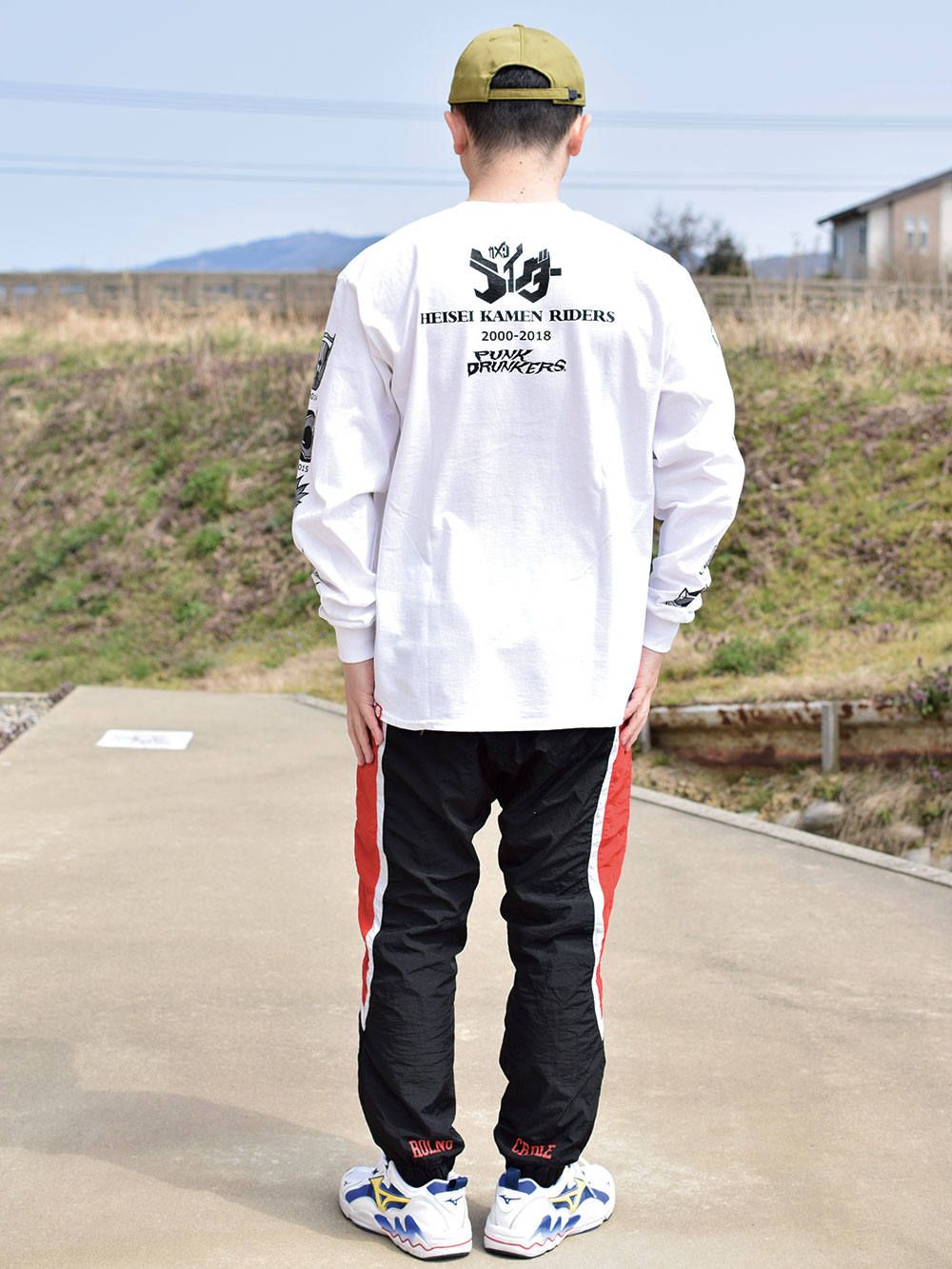 PUNK DRUNKERS - [PDSx仮面ライダー] 平成ライダー顔ロンTEE