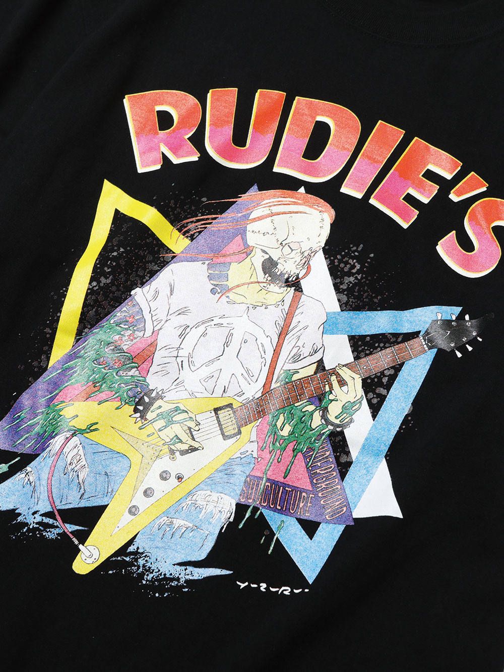 GUITAR&SKULL-T