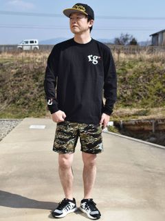 rg logo with big star L/S tee