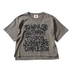 完成間近でぶっ壊したくなる衝動レディースワイドTEE