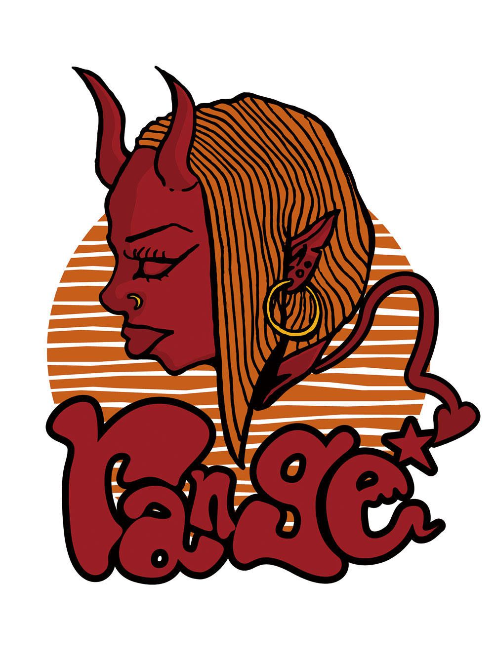 range devil girl s/s tee