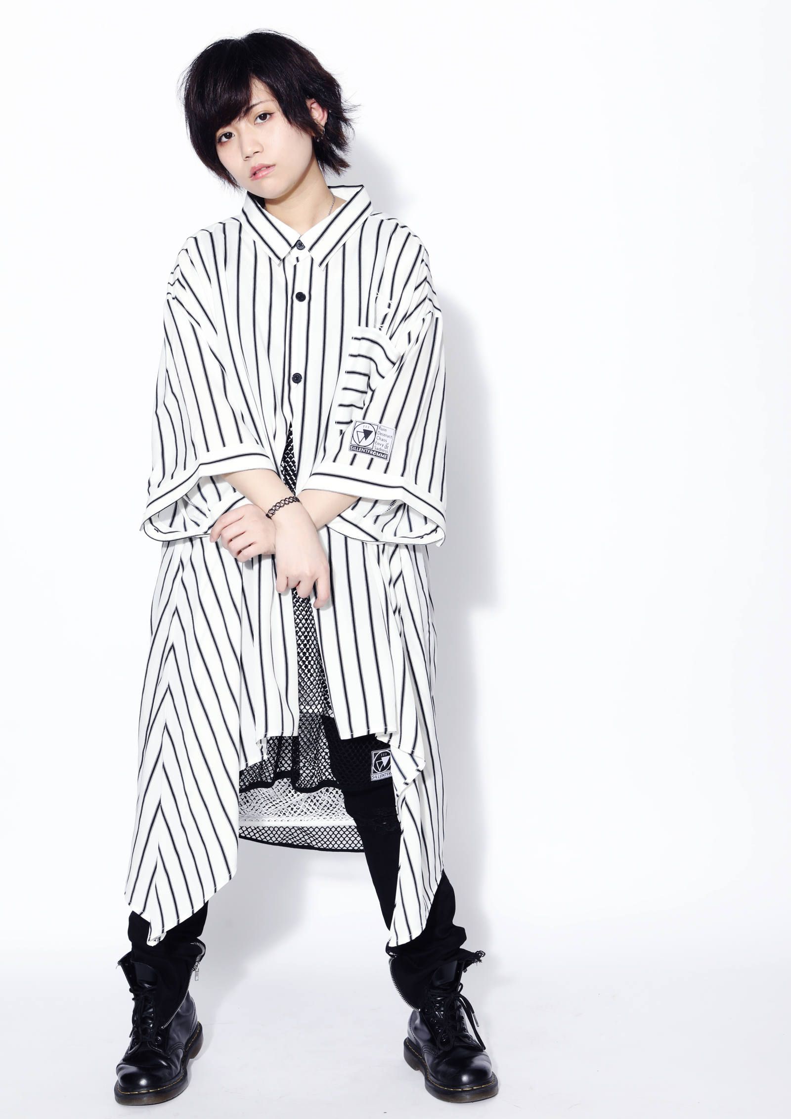LAX -Hemline Half Sleeve Shirts-