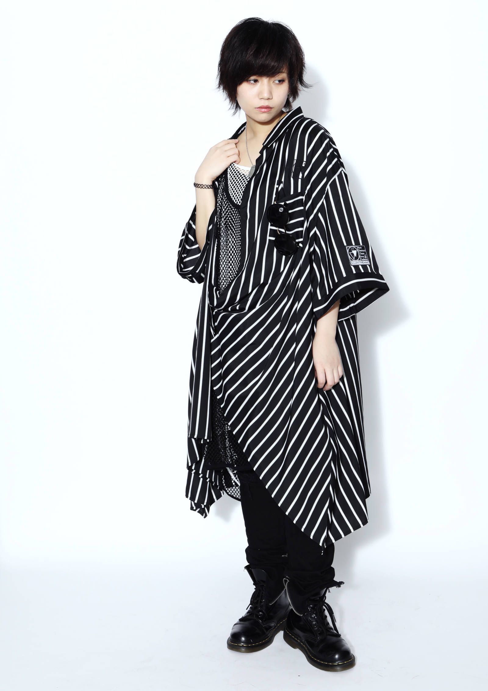 LAX -Hemline Half Sleeve Shirts-