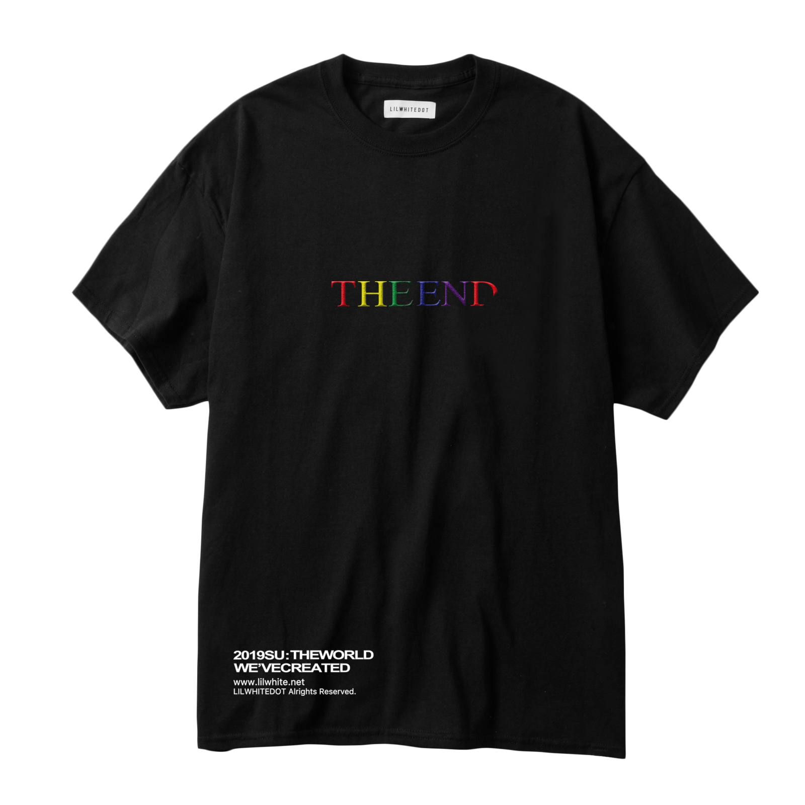 LILWHITE(dot) - “THE END” EMBROIDERY TEE | DOLL