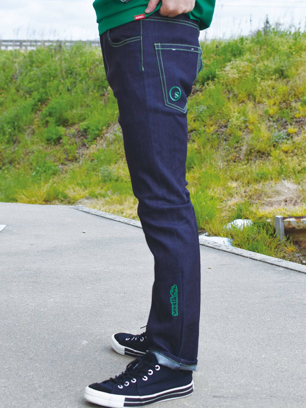 sd tapered denim pant
