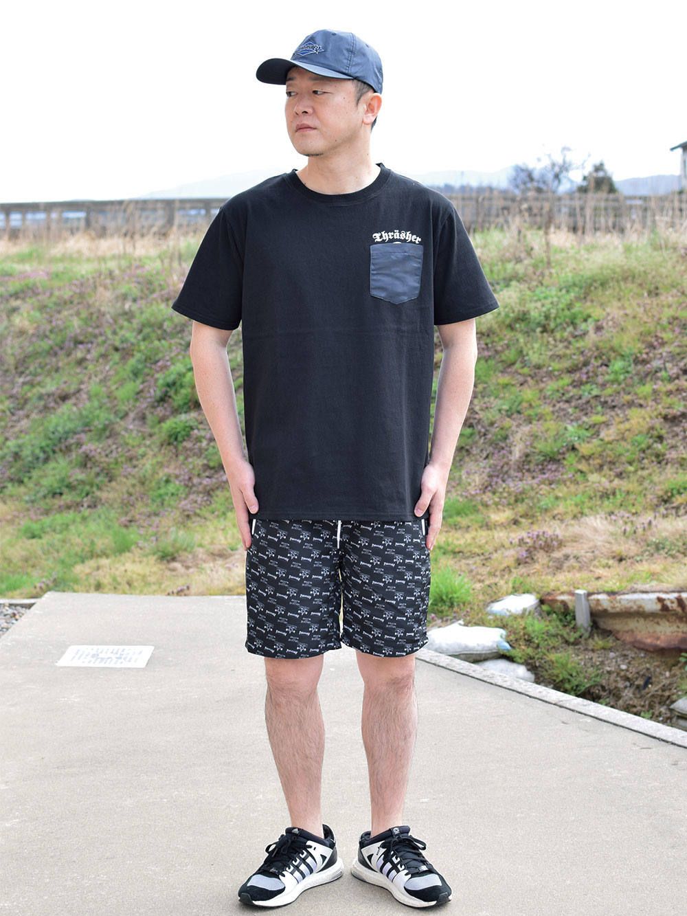 SKULL CAMO POCKET-TEE