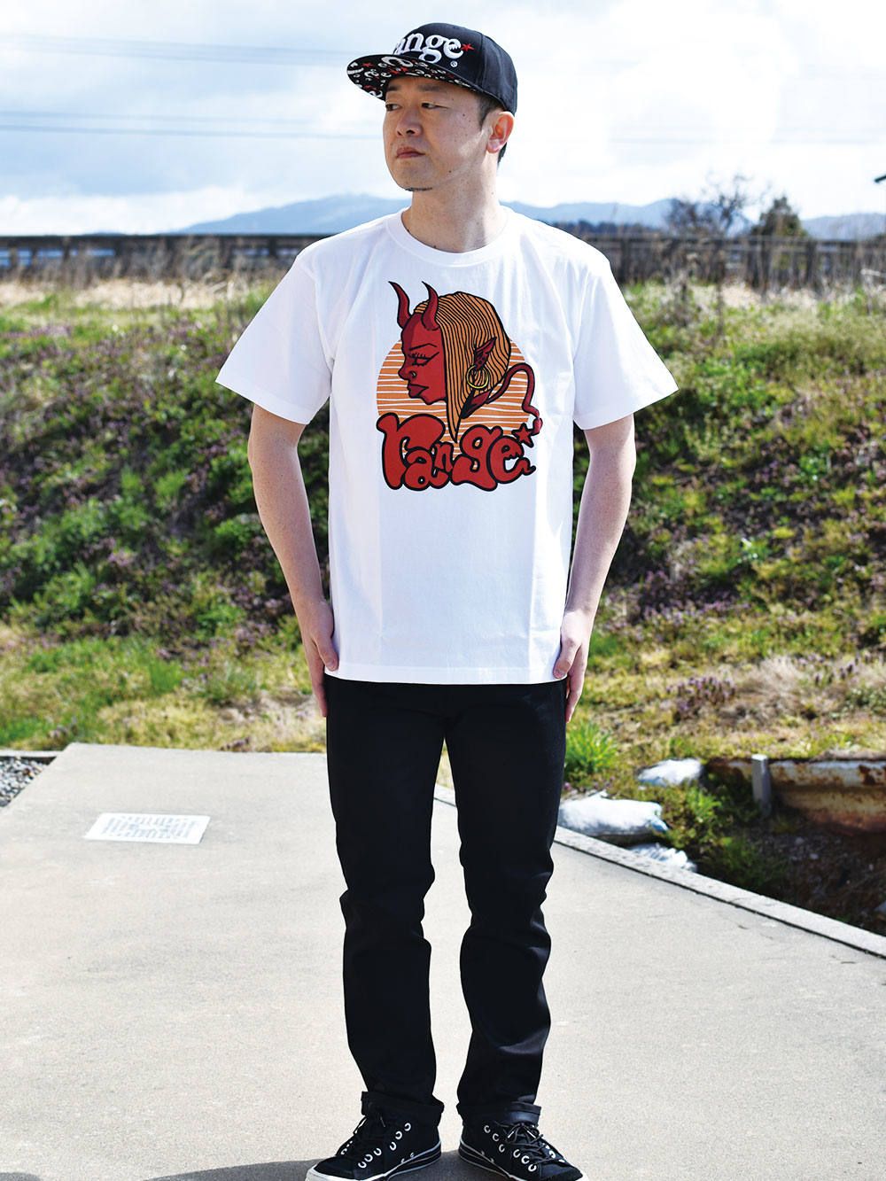 range devil girl s/s tee