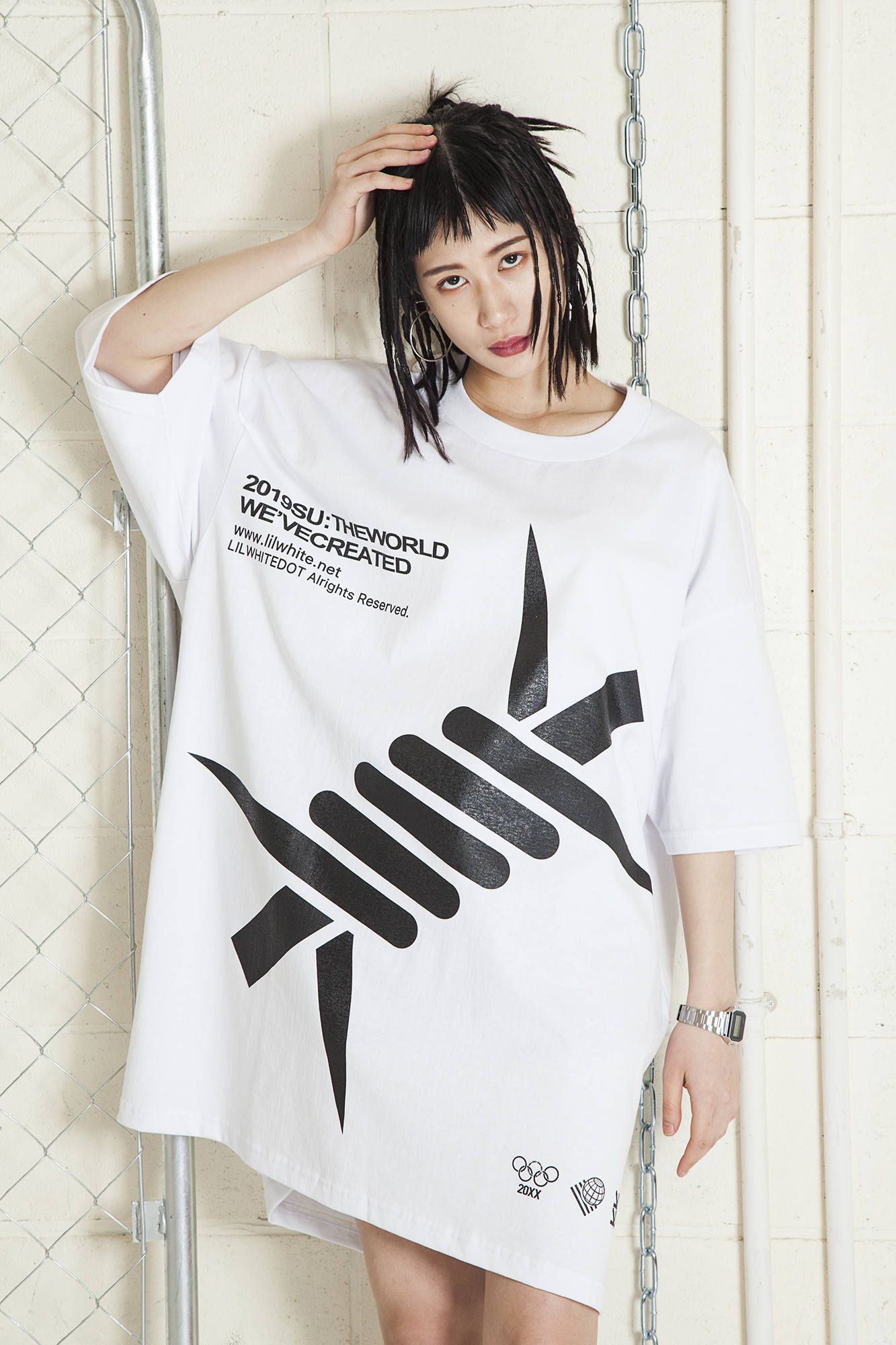 日本限定モデル】 LILWHITEDOT リルホワイトドット ホラー Tシャツ T