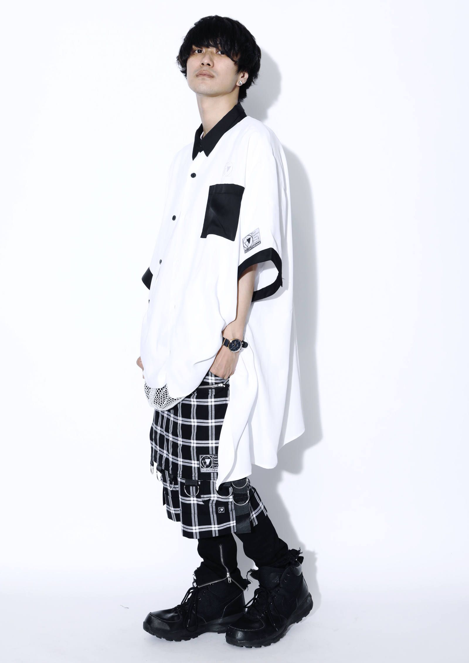 LAX -Hemline Half Sleeve Shirts-