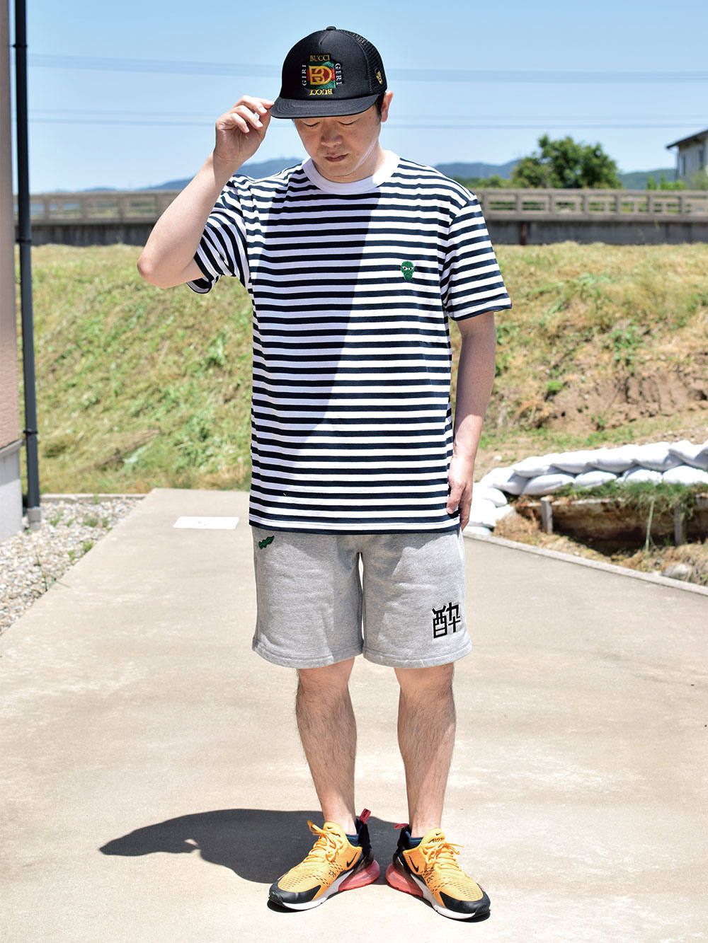 目ぱっちりボーダーTEE / 細
