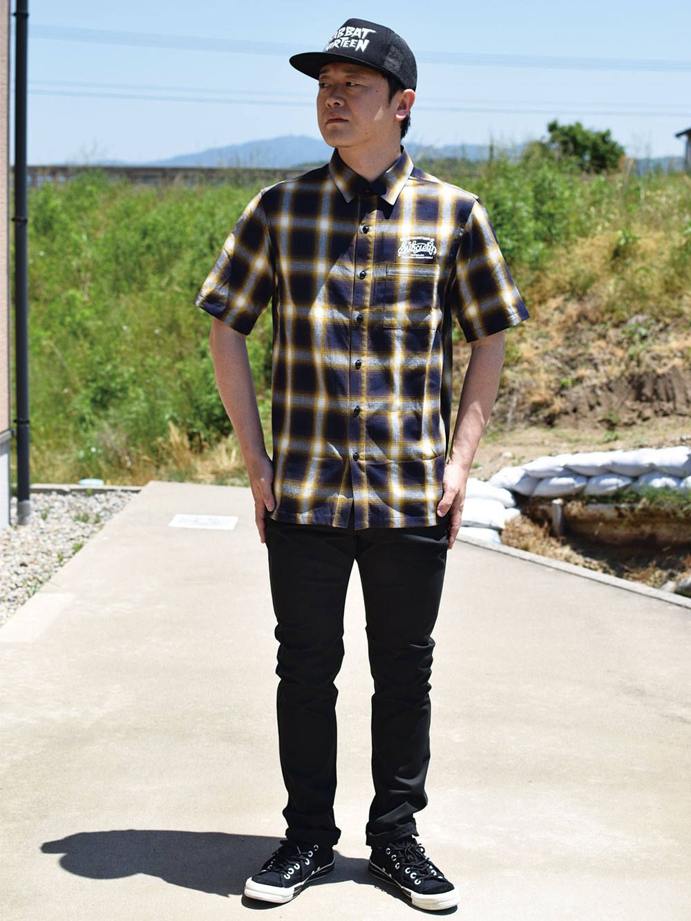 CHECK SHIRT-BABYLON-