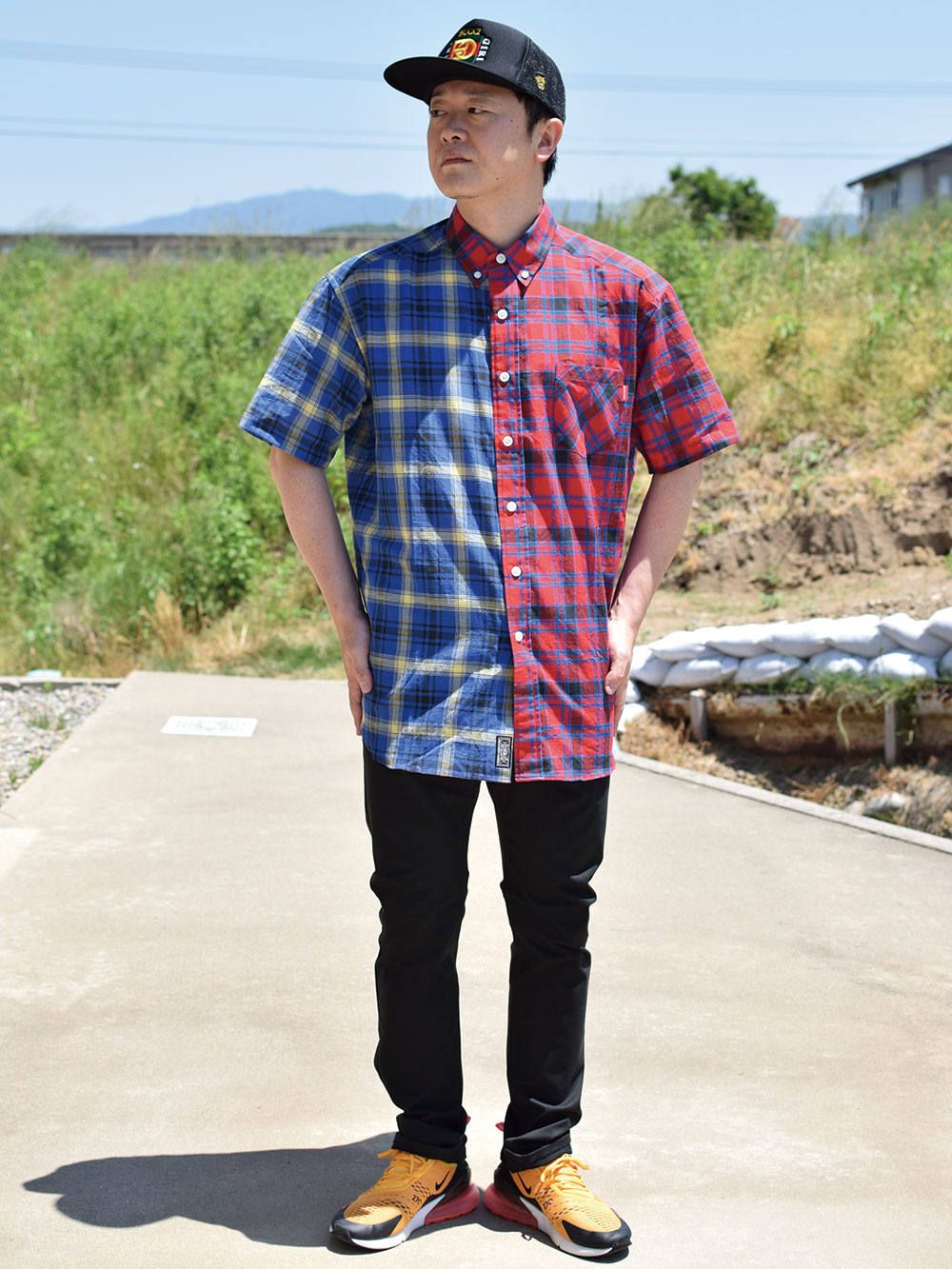HALF and HALF BIG SHIRT