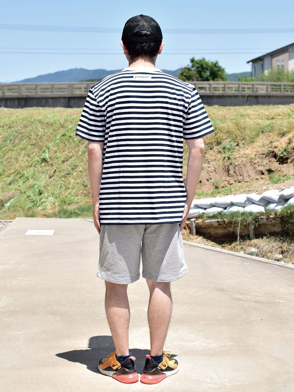 目ぱっちりボーダーTEE / 細