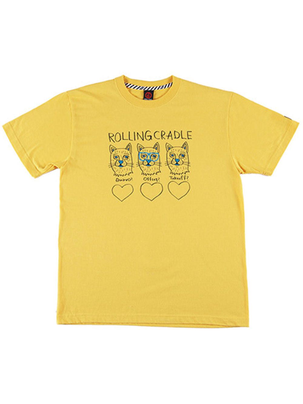 RAIVE ♥ Roller Cat Graphic T-shirt / 追跡付 ROLLING CRADLE - MIGOS CAT-TEE | DOLL