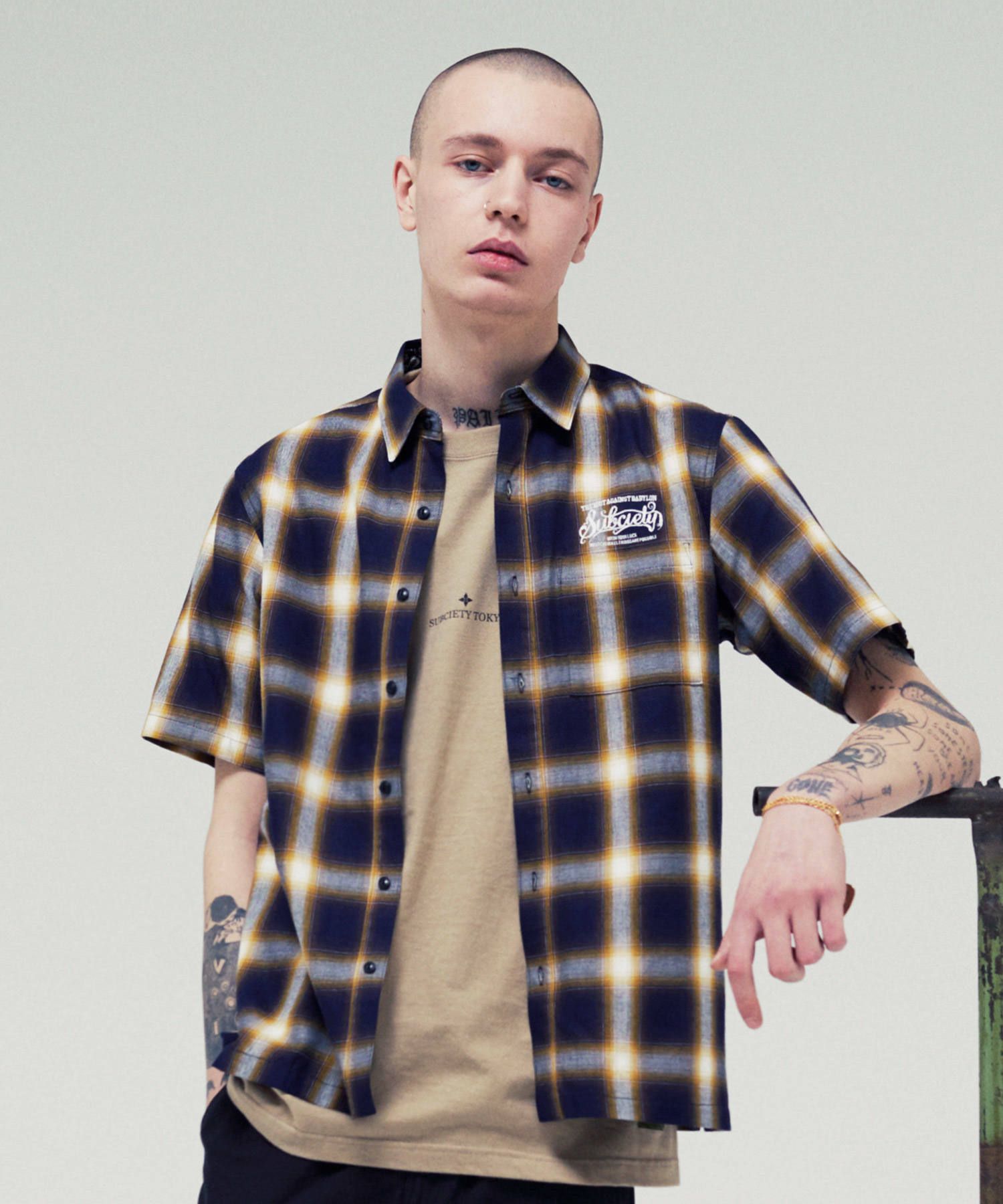 CHECK SHIRT-BABYLON-