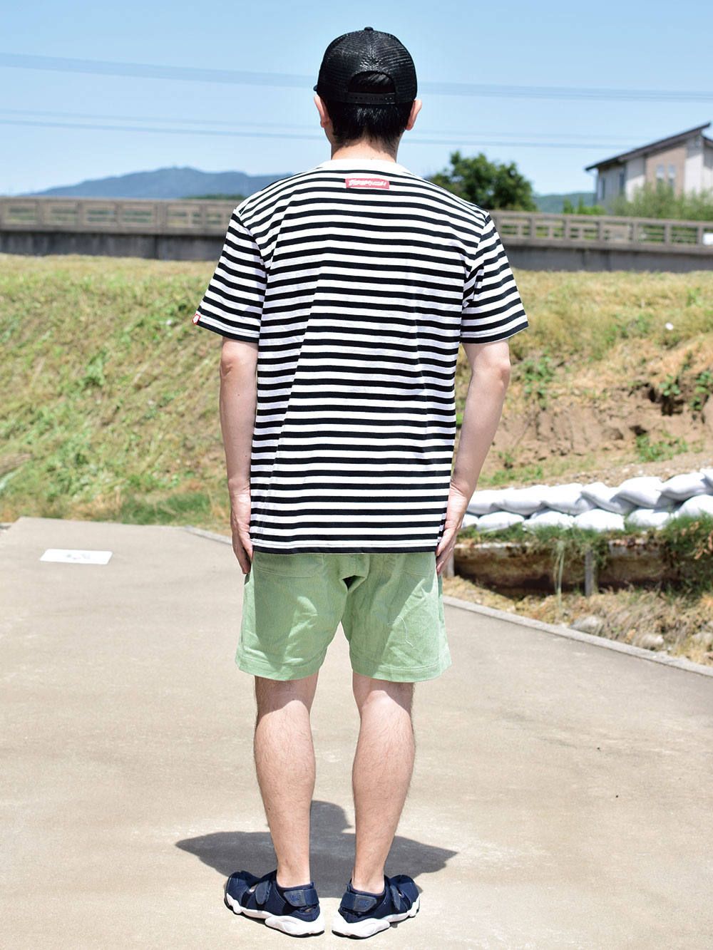 目ぱっちりボーダーTEE / 細