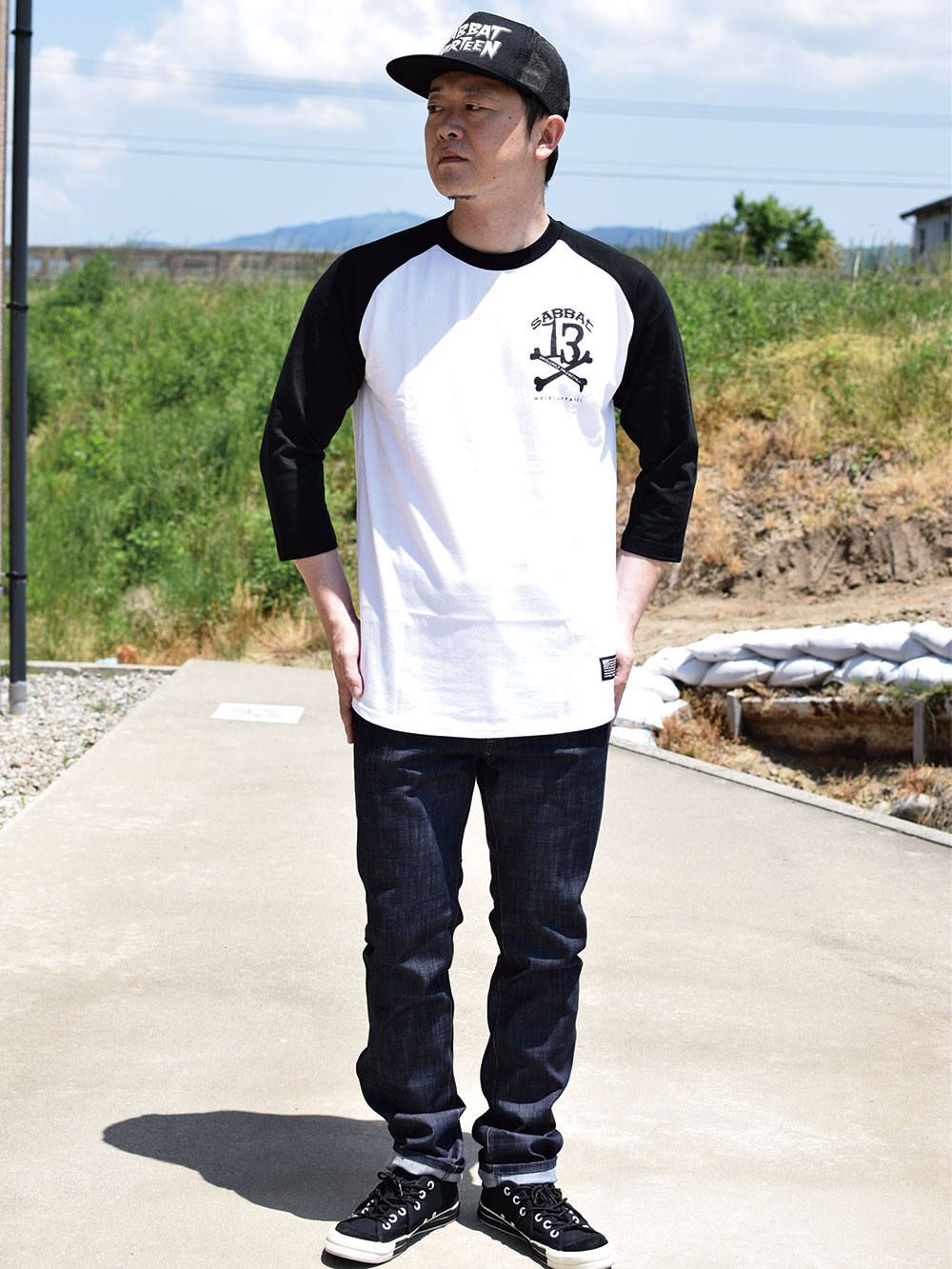 13X-BONE 3/4 RAGLAN T
