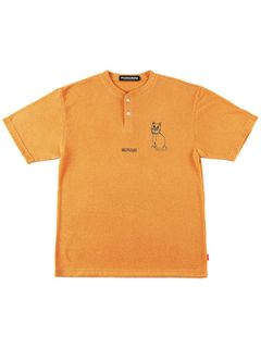 HENLEY NECK-TEE