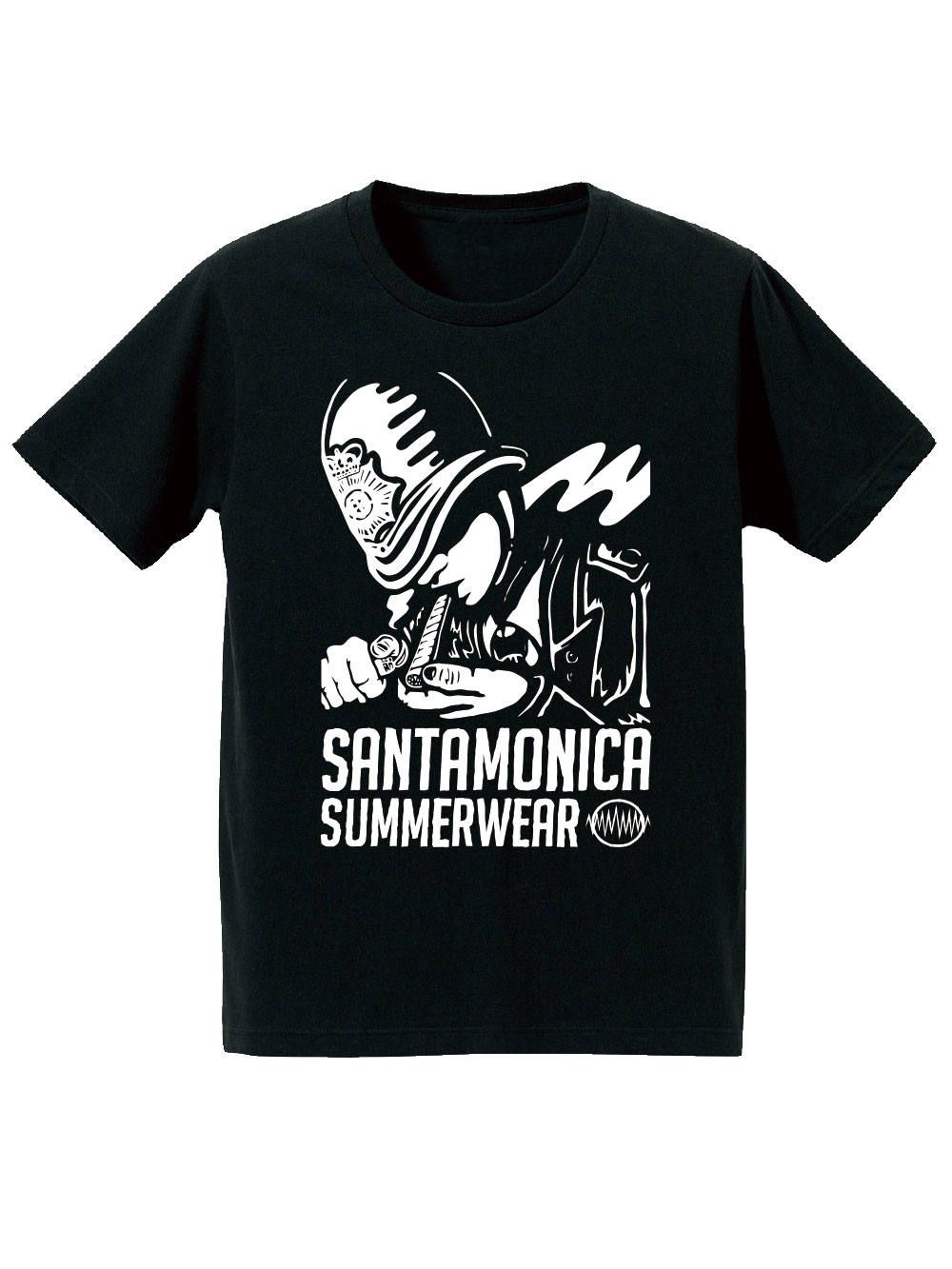京都大作戦 x SANTA MONICA SUMMER WEAR コラボTシャツ full