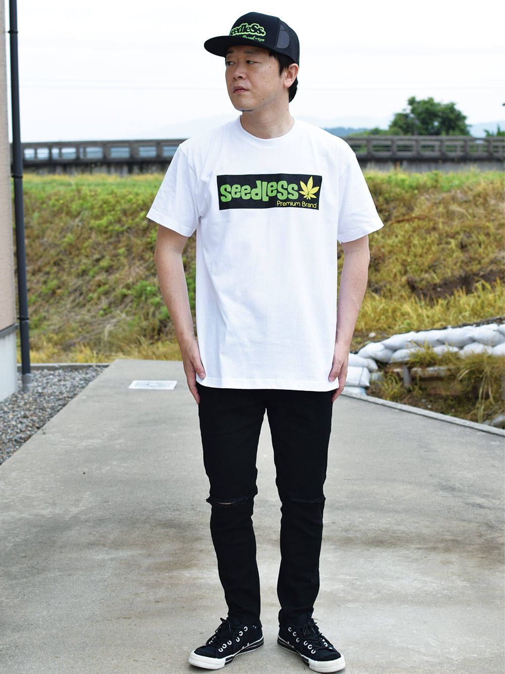 sd hand logo s/s tee