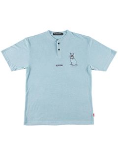 HENLEY NECK-TEE