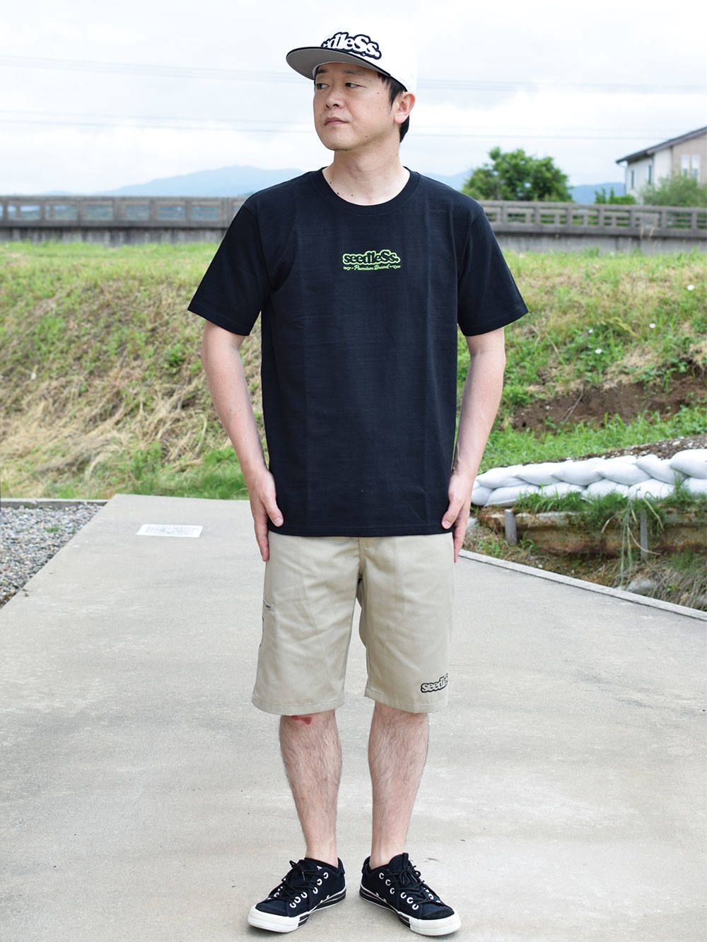 SLAB EMB s/s tee
