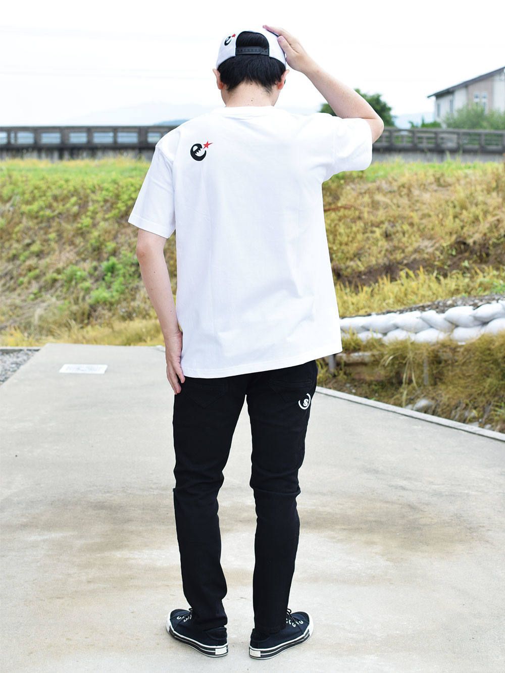 sd stretch skinny black denim pants