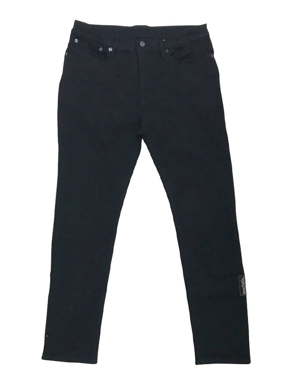 sd stretch skinny black denim pants