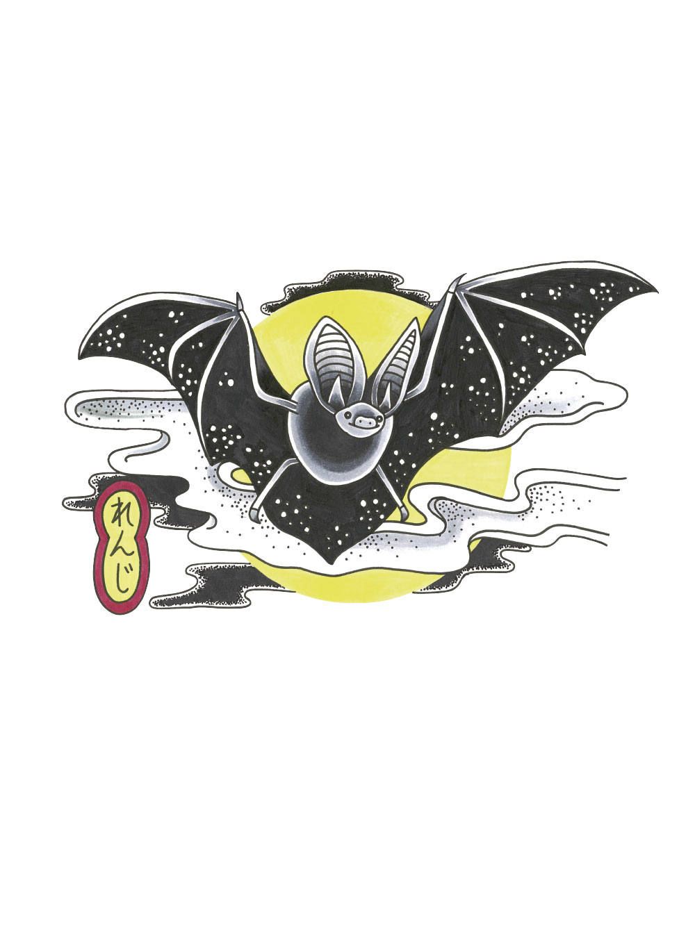 classic JP style bat s/s tee