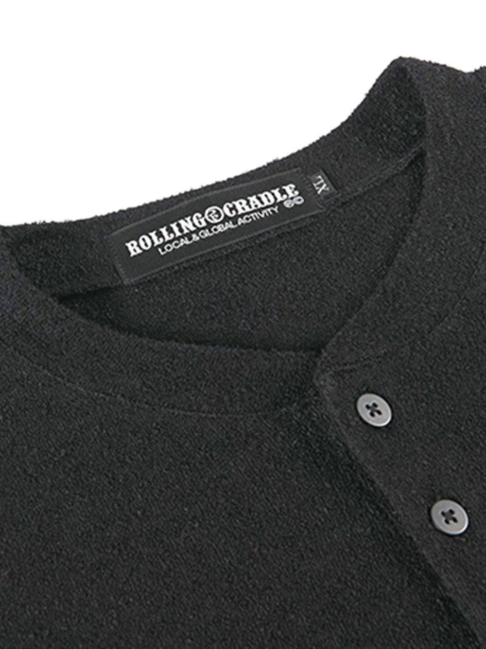 HENLEY NECK-TEE